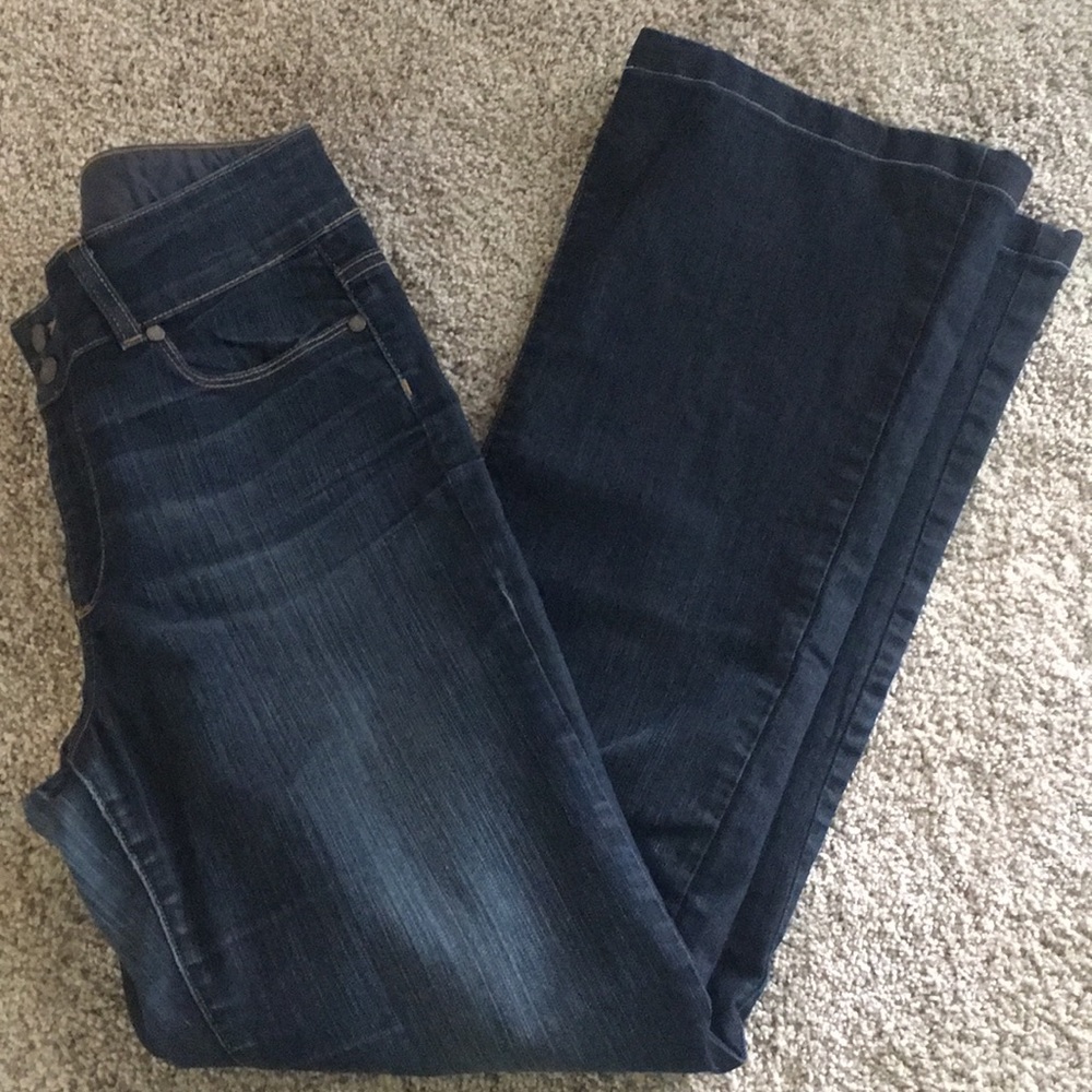 Paige hidden hills boot cut jeans
